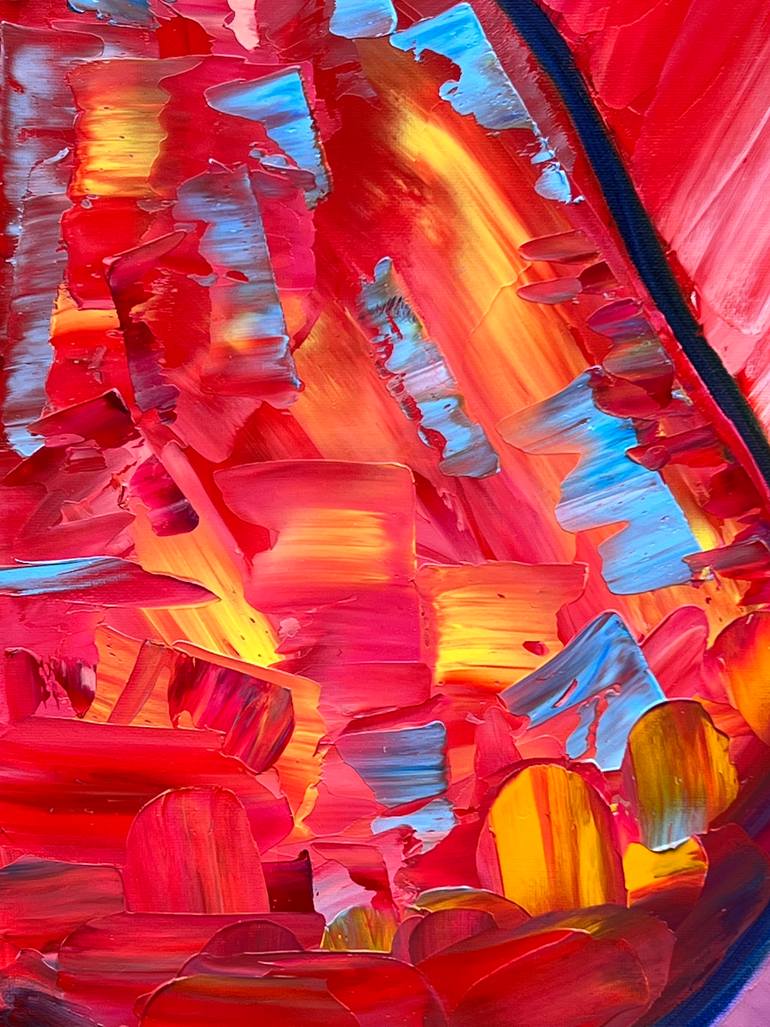 Original Impressionism Abstract Painting by Alla Boiko