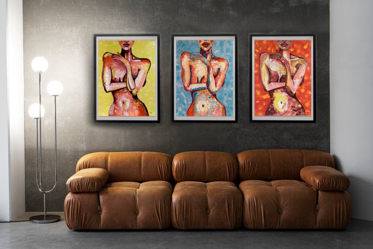 Original Impressionism Abstract Painting by Alla Boiko