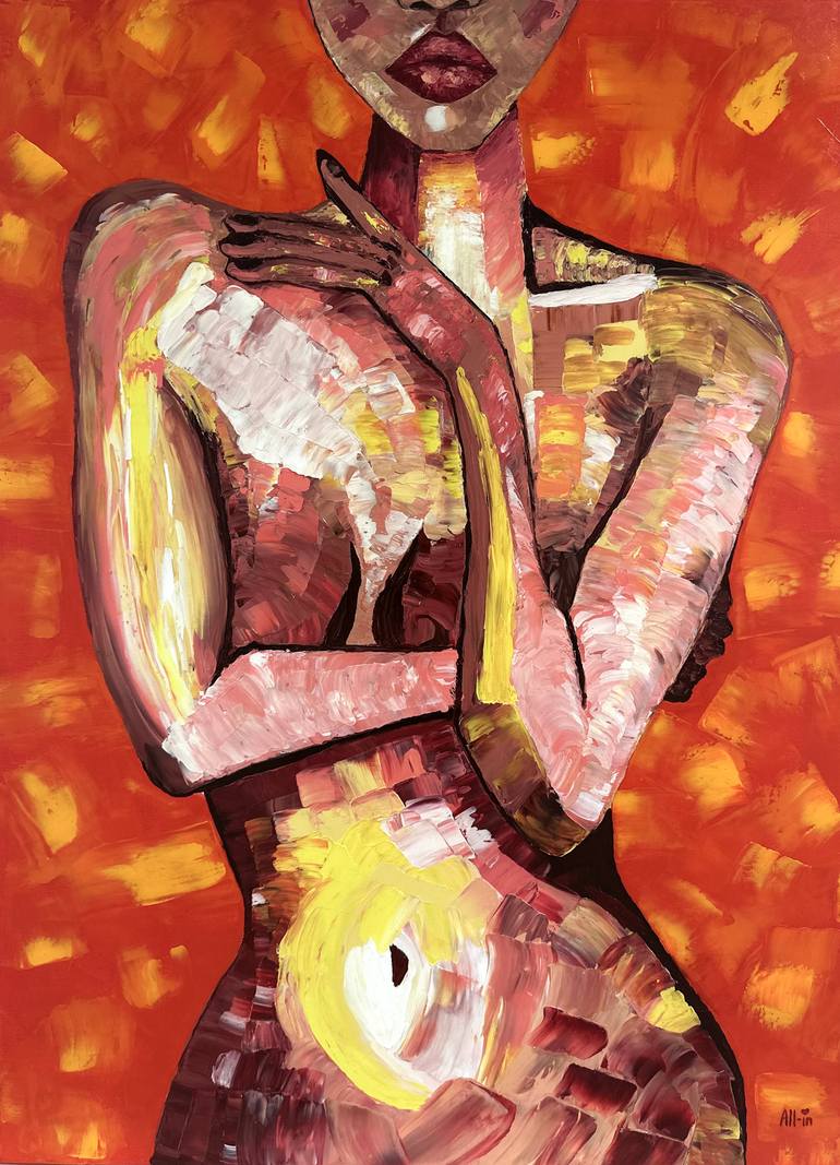 Original Impressionism Abstract Painting by Alla Boiko