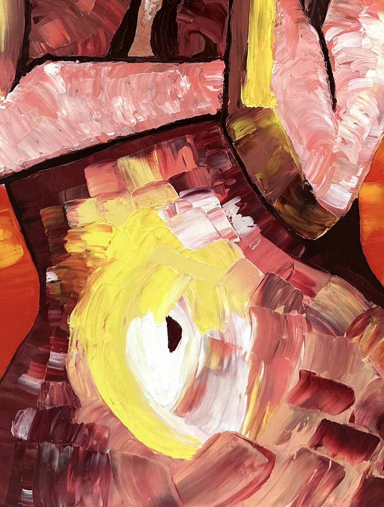 Original Impressionism Abstract Painting by Alla Boiko