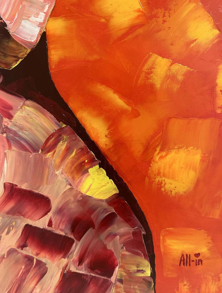 Original Impressionism Abstract Painting by Alla Boiko