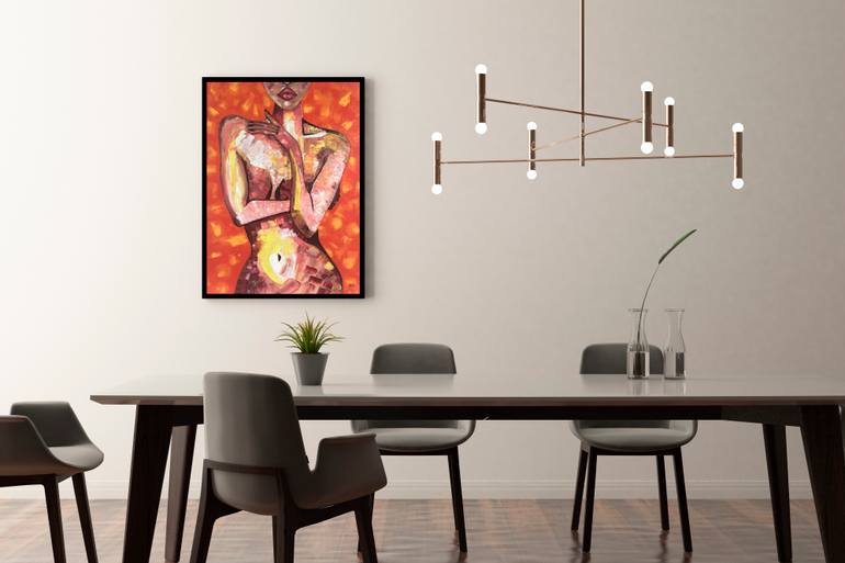 Original Impressionism Abstract Painting by Alla Boiko