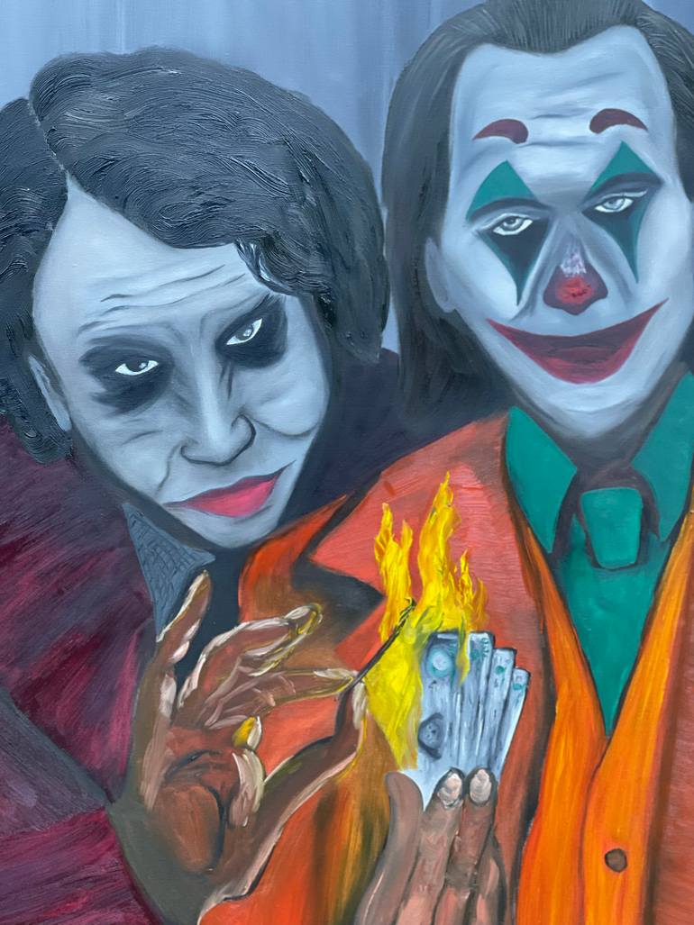 Original Illustration Cinema Painting by Alla Boiko