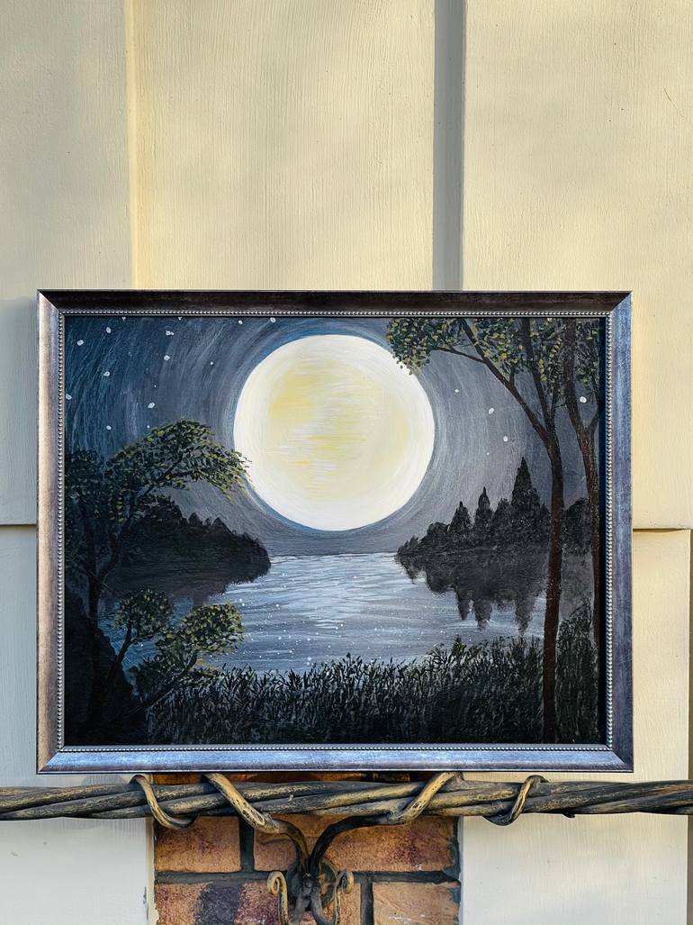 Original Folk Nature Painting by Alla Boiko