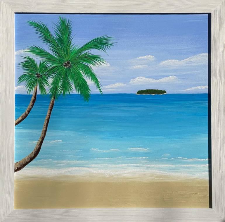 “Maldives” Painting by Alla Boiko | Saatchi Art