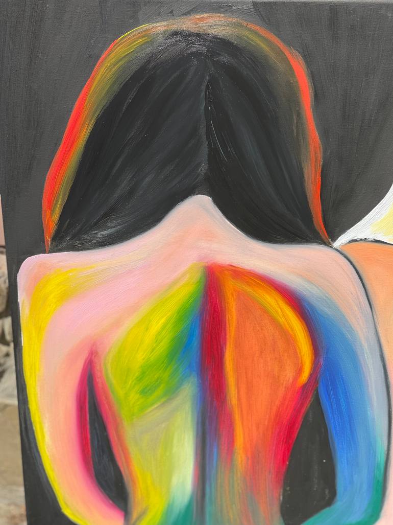 Original Abstract Body Painting by Alla Boiko