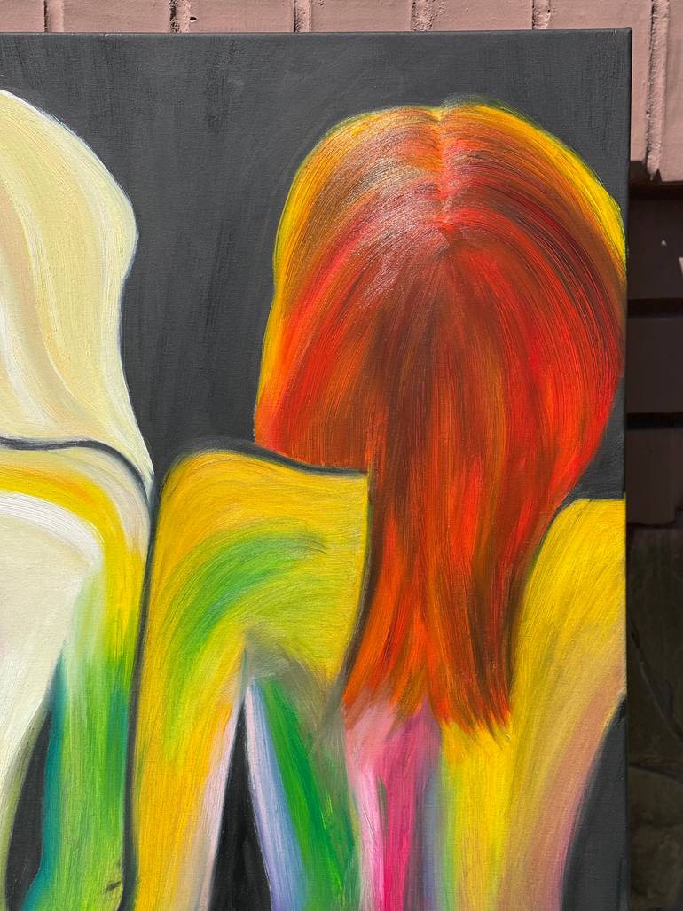 Original Abstract Body Painting by Alla Boiko
