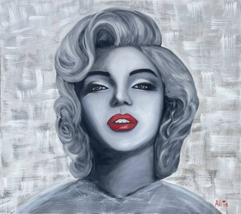 Painting “Marilyn” - Pop ART portret, Custom oil Wall Art, Contemporary  art, Bedroom Wall Decor, Custom picture, Canvas Art, Unique Wall Decor  ideas Painting by Alla Boiko