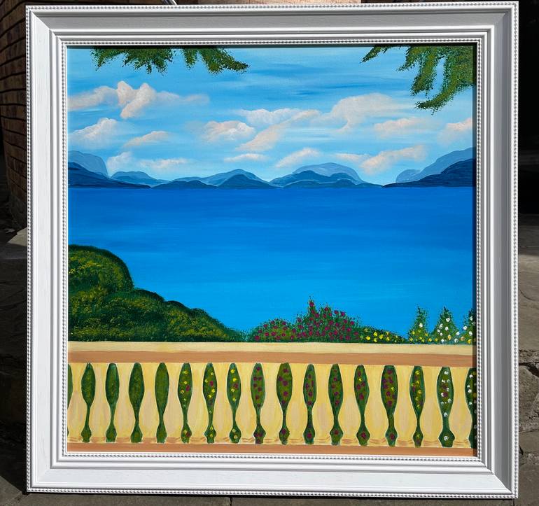 Original Modernism Beach Painting by Alla Boiko