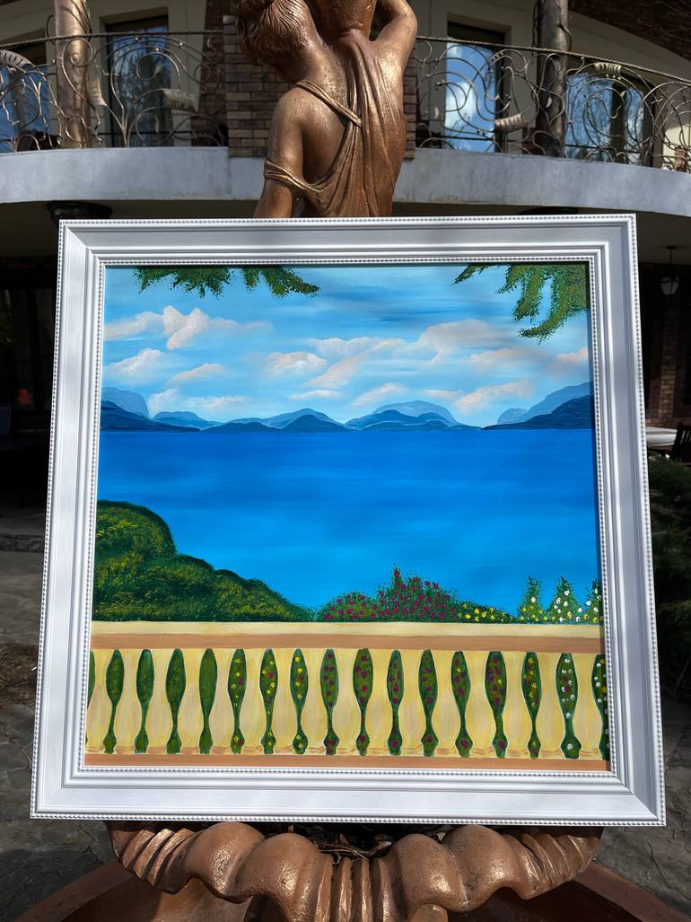 Original Modernism Beach Painting by Alla Boiko