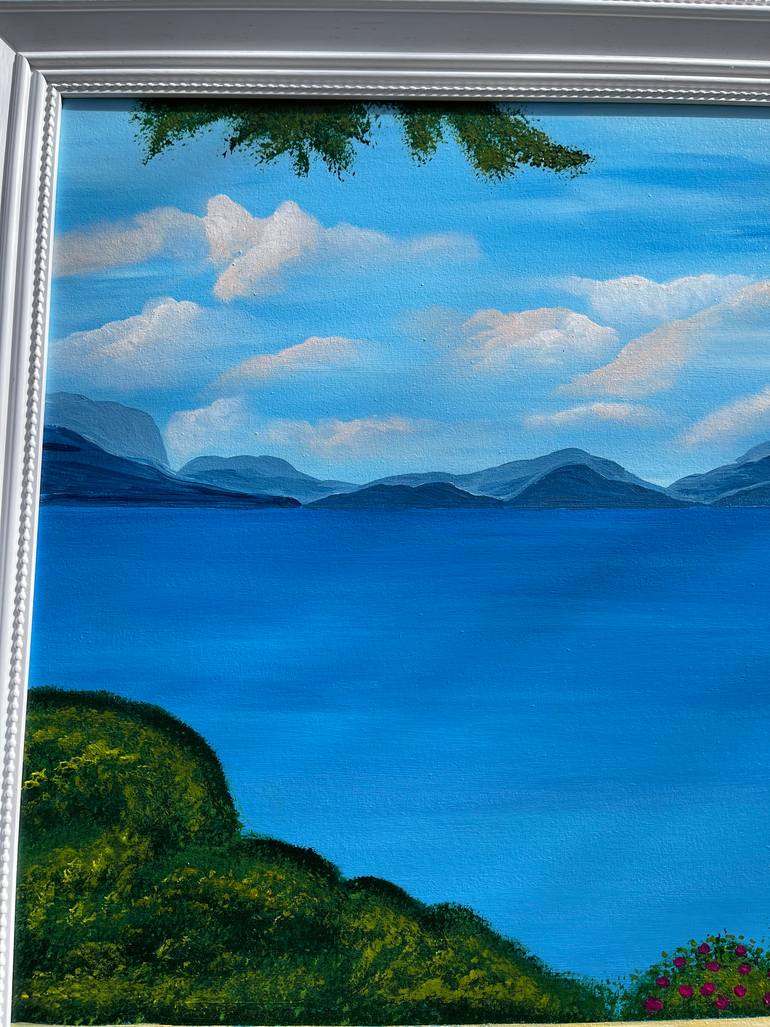 Original Modernism Beach Painting by Alla Boiko
