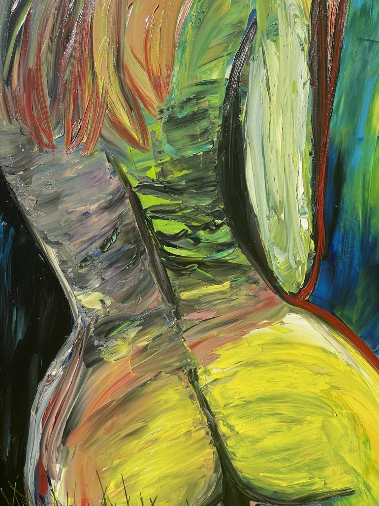 Original Abstract Expressionism Abstract Painting by Alla Boiko