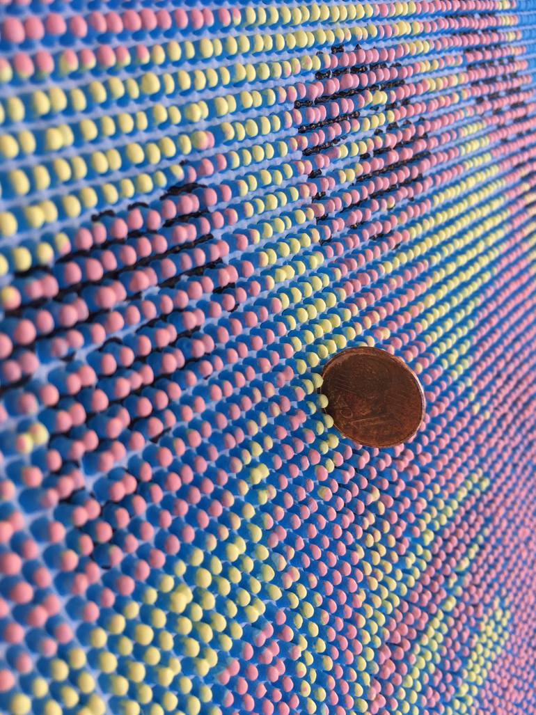 Original Abstract People Painting by Sargis Knyazyan