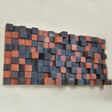Wooden Mosaic Abstract Wood Art thumb