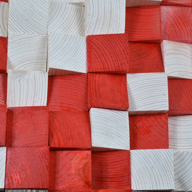 Modern Abstract Wood Wall Art Sculpture by Vasil Krastanov Saatchi Art