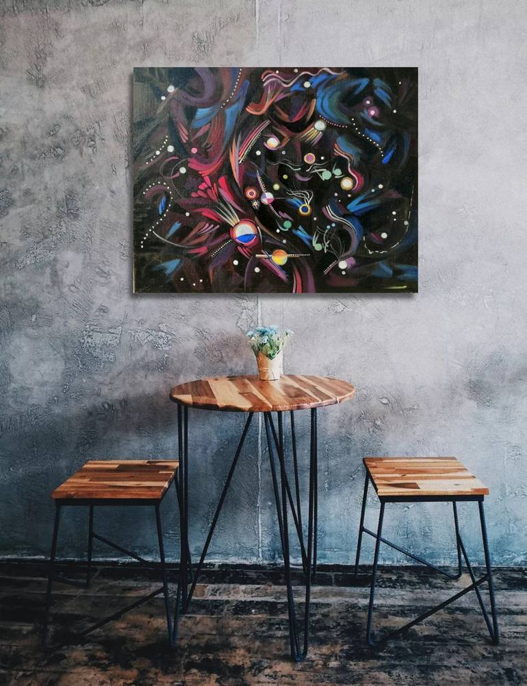 Original Abstract Painting by Xiaoning Yu