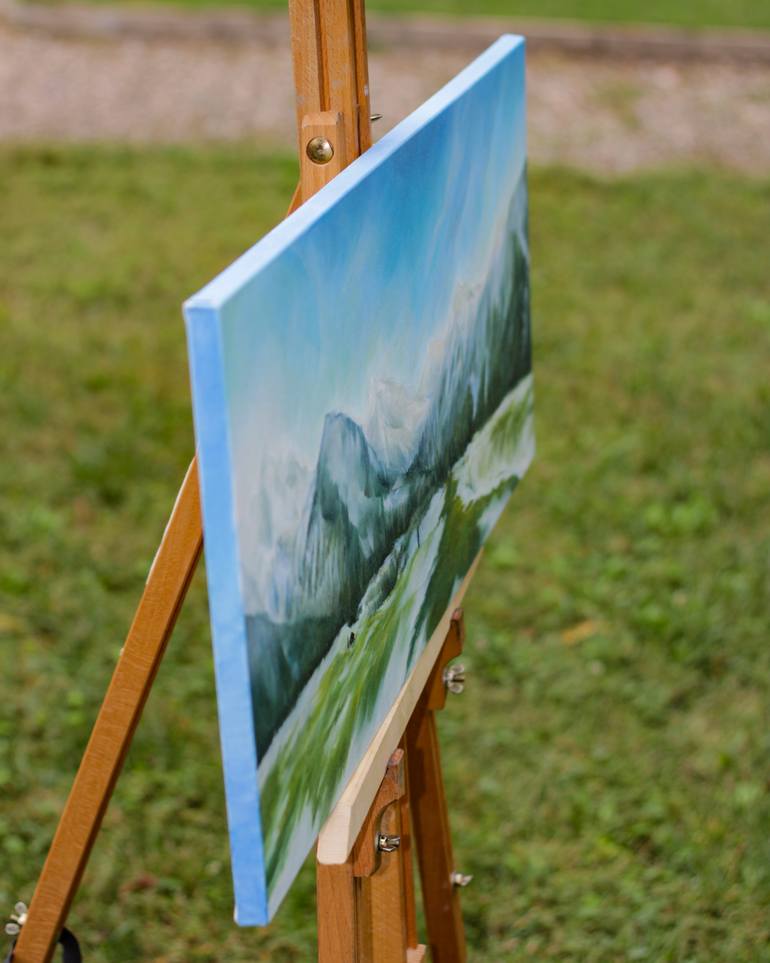 Original Contemporary Landscape Painting by Xiaoning Yu