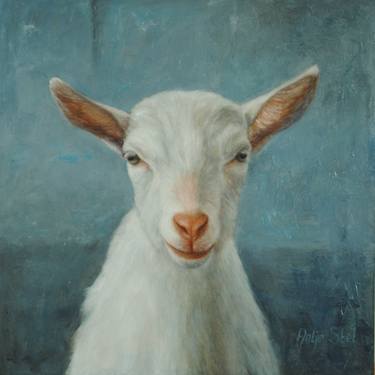 Original Figurative Animal Paintings by Antje Stel