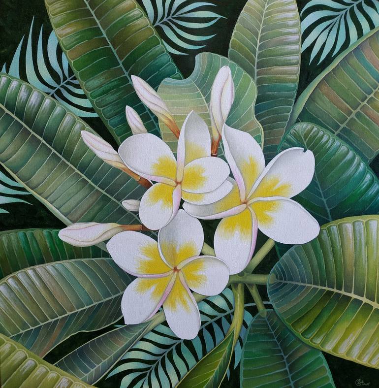 Plumeria Wall Hanging Sculptures, Flower Art, Hawaiian Flowers