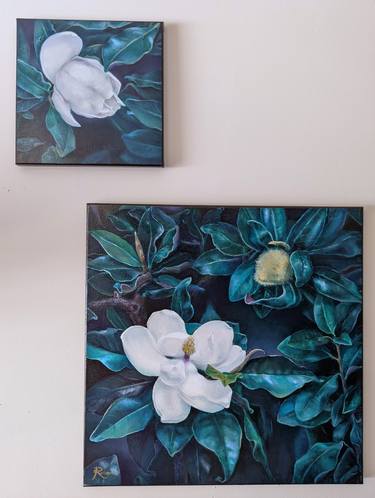 Original Fine Art Floral Paintings by Iryna Welch