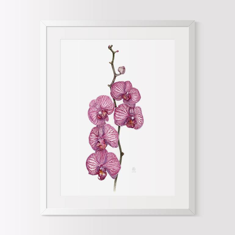 Original Figurative Botanic Painting by Yuliia Moiseieva