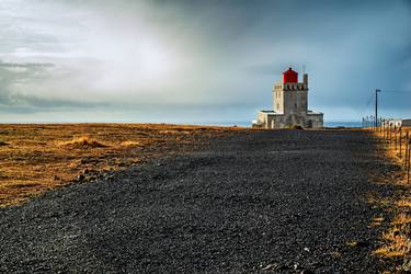 Dyrhólaey lighthouse in south Iceland thumb