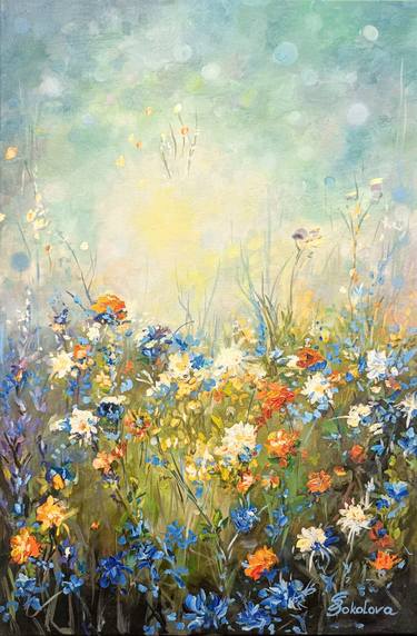 Print of Contemporary Floral Paintings by Svetlana Sokolova