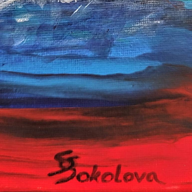 Original Pop Art Travel Painting by Svetlana Sokolova