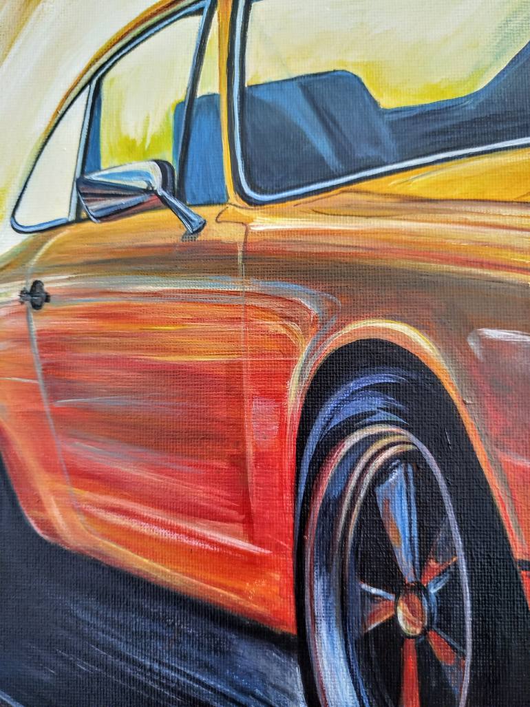 Original Pop Art Car Painting by Svetlana Sokolova