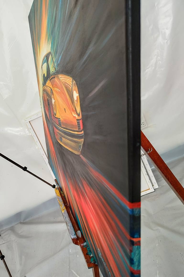 Original Pop Art Car Painting by Svetlana Sokolova