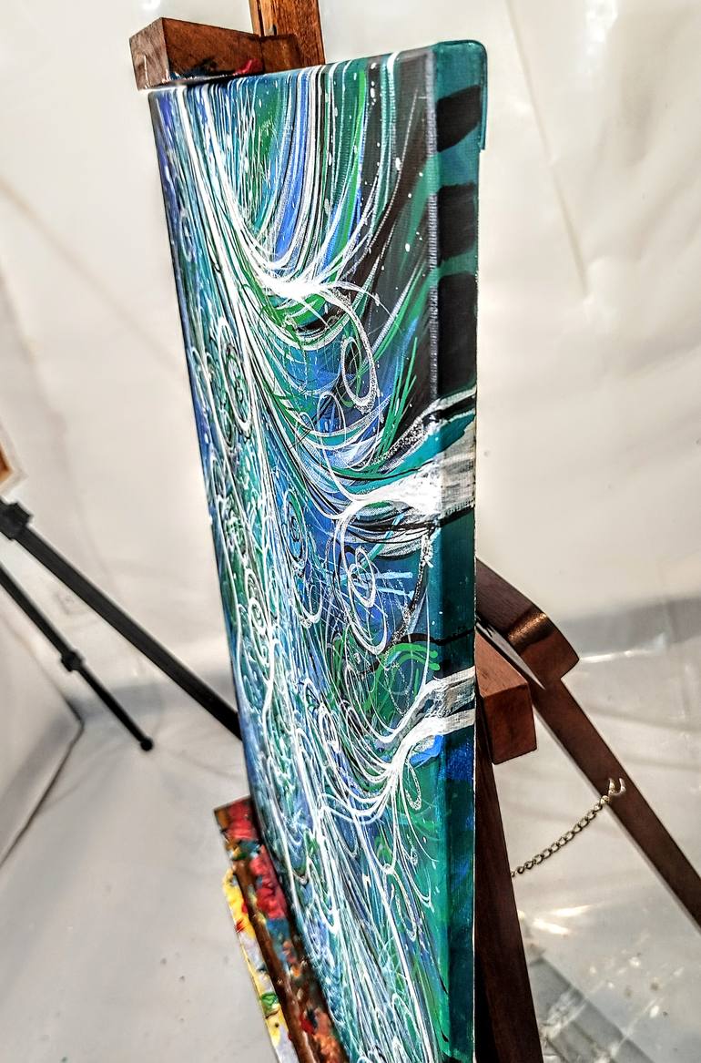 Original Abstract Expressionism Abstract Painting by Svetlana Sokolova