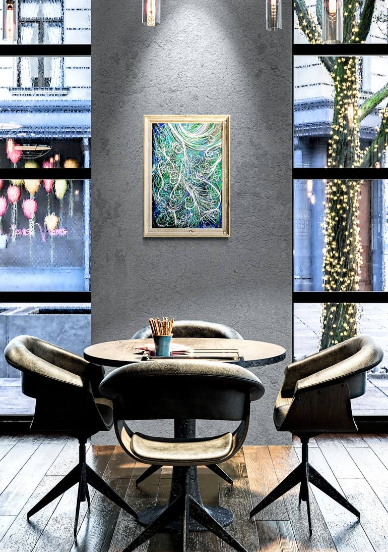 Original Abstract Expressionism Abstract Painting by Svetlana Sokolova