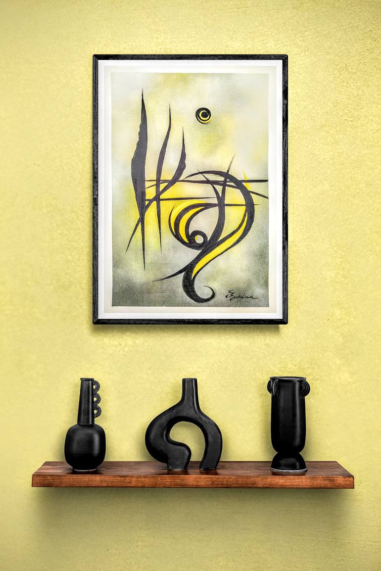 Original Abstract Expressionism Abstract Painting by Svetlana Sokolova