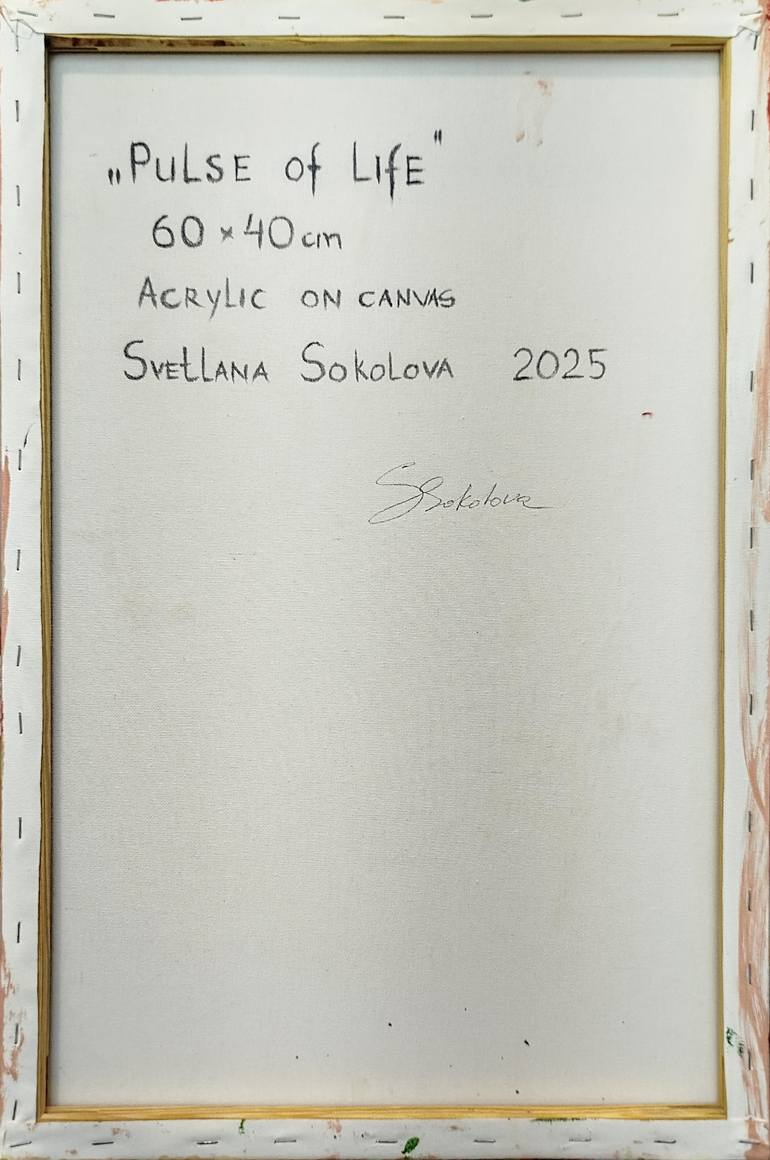 Original Abstract Expressionism Abstract Painting by Svetlana Sokolova