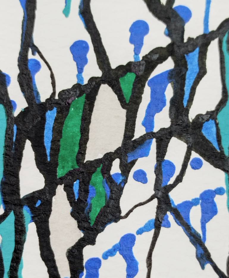 Original Abstract Expressionism Abstract Painting by Svetlana Sokolova