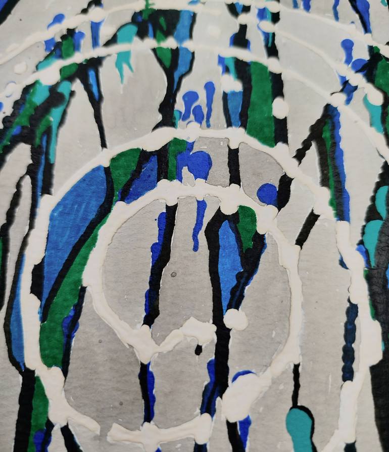 Original Abstract Expressionism Abstract Painting by Svetlana Sokolova