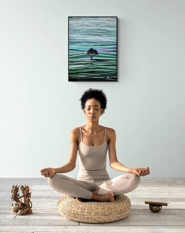 Original Abstract Landscape Painting by Svetlana Sokolova