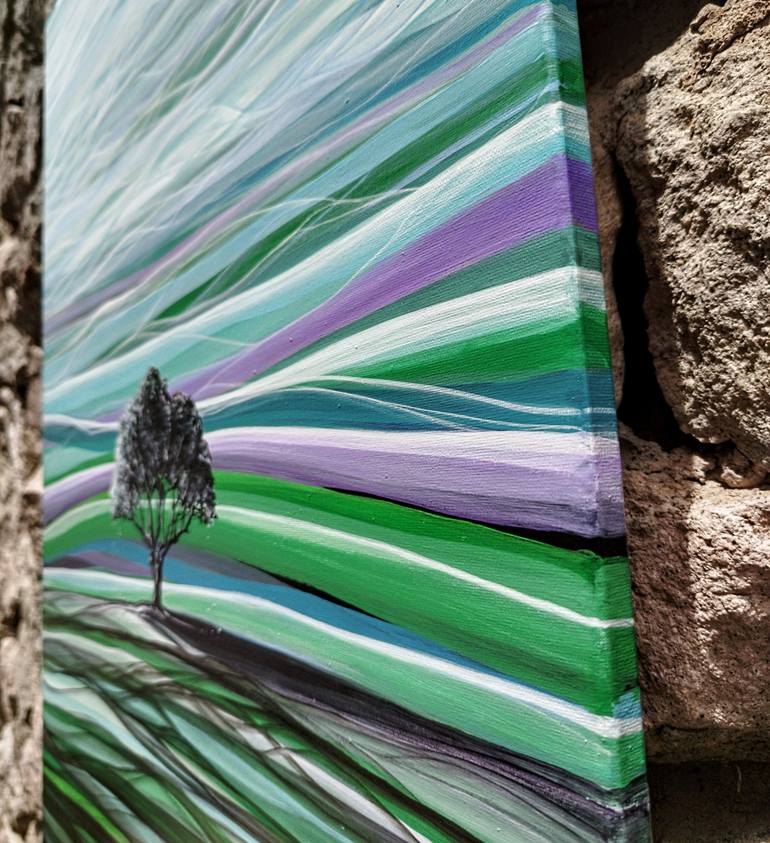 Original Abstract Landscape Painting by Svetlana Sokolova