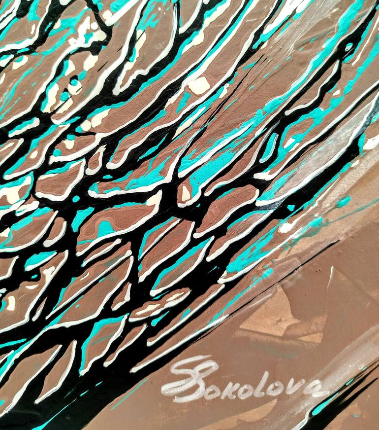 Original Abstract Expressionism Abstract Painting by Svetlana Sokolova