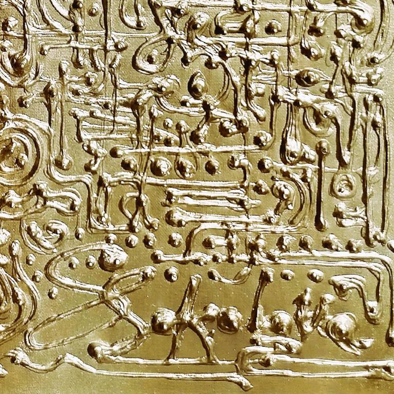 Original Pop Art Abstract Painting by Svetlana Sokolova