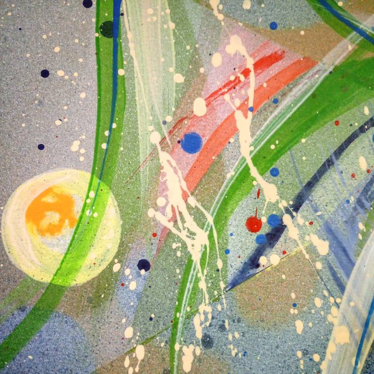 Original Abstract Expressionism Abstract Painting by Svetlana Sokolova