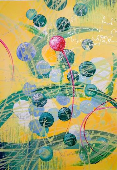 Print of Abstract Garden Paintings by Svetlana Sokolova