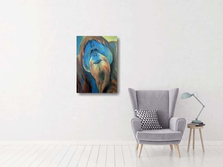 Original Art Deco Animal Painting by Svetlana Sokolova