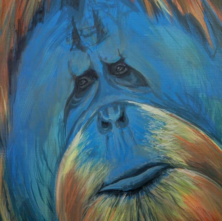 Original Art Deco Animal Painting by Svetlana Sokolova