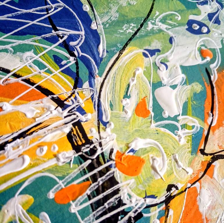 Original Abstract Animal Painting by Svetlana Sokolova