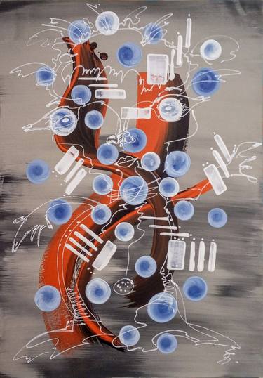 Print of Abstract Music Paintings by Svetlana Sokolova