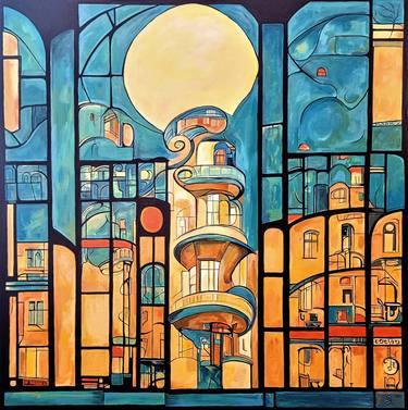 Print of Fine Art Cities Paintings by Svetlana Sokolova