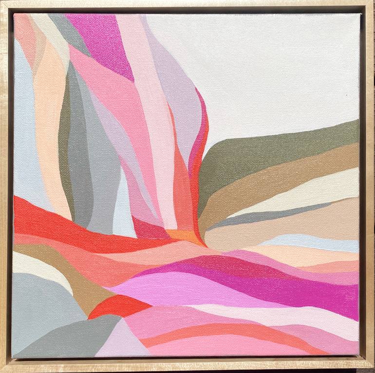 Original Abstract Expressionism Abstract Painting by Erika Hillefeld