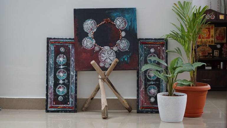 Original Folk Other Painting by Shilpa Prajapat