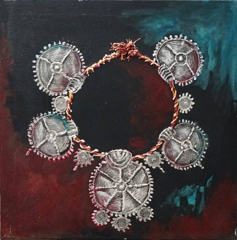 Original Folk Other Painting by Shilpa Prajapat